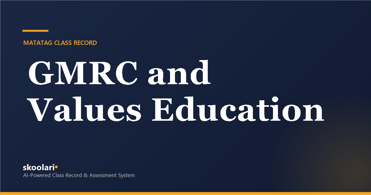 Computing GMRC and Values Education Grades
